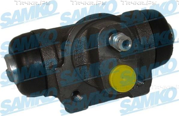 Тормозной цилиндр Samko (Серый чугун) задний левый для Nissan Almera G15 2012-2018. Артикул C12585