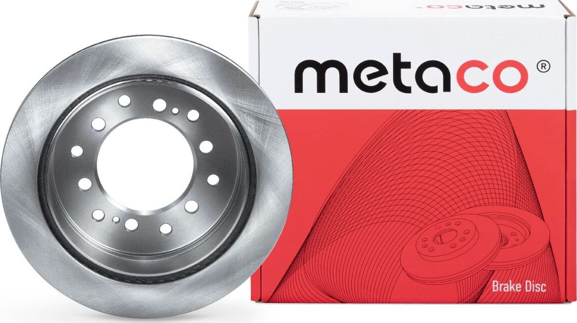 Диск тормозной TOYOTA LAND CRUISER/LAND CRUISER PRADO 01- задн. (Metaco). Артикул 3060018