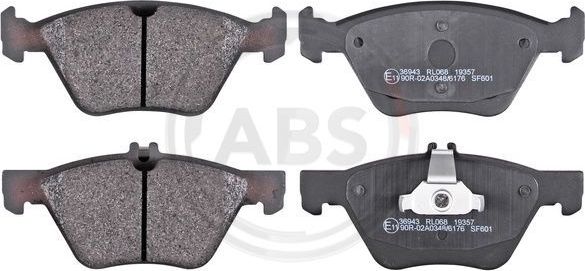 Тормозные колодки ABS передние для Chrysler Crossfire 2003-2008. Артикул 36943