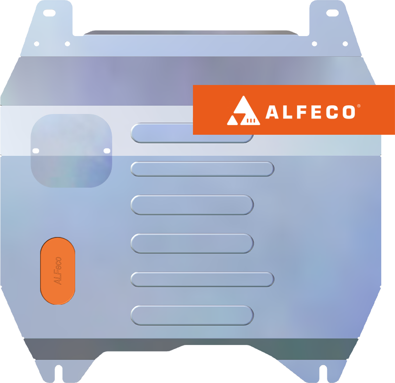 Защита алюминиевая Alfeco (4мм) для картера и КПП Changan CS35 2013-2026. Артикул ALF.57.01AL4