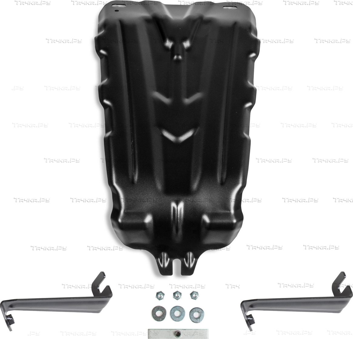 Защита АвтоБРОНЯ для редуктора Renault Arkana 4WD 2019-2026. Артикул 111.04737.1