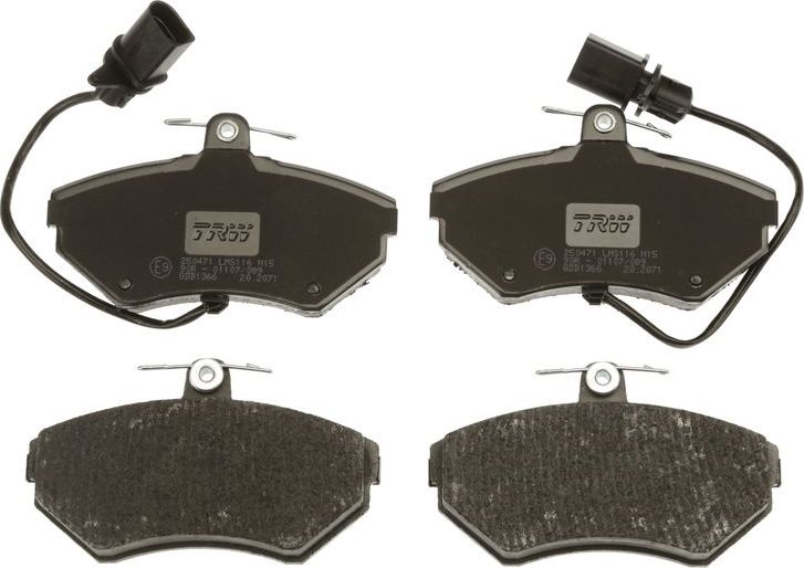 Тормозные колодки TRW COTEC передние для Audi A4 II (B6) 2000-2004. Артикул GDB1366