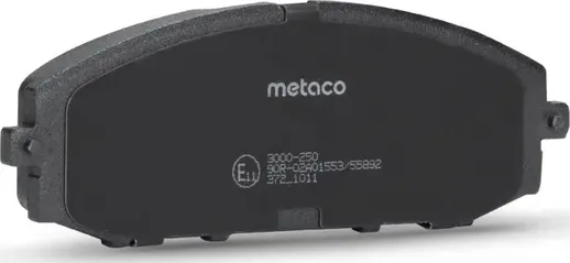 Колодки тормозные передние к-кт (Metaco). Артикул 3000250