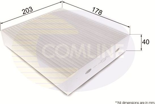 Салонный фильтр Comline. Артикул EKF108