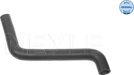 Патрубок системы охлаждения (радиатора) Meyle (EPDM (Этилен-пропиленовый каучук)) верхний для Volkswagen Jetta II 1984-1992. Артикул 119 121 0060