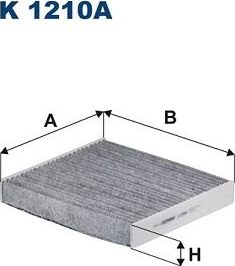 Салонный фильтр Filtron для Toyota Hilux VII 2005-2015. Артикул K 1210A