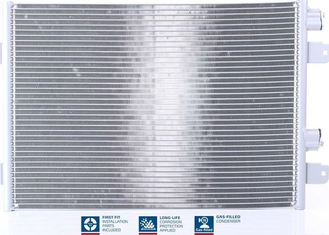 Радиатор кондиционера (конденсатор) Nissens (алюминий). Артикул 94673