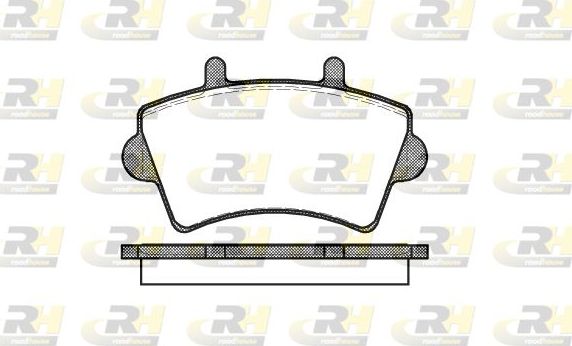 Тормозные колодки RoadHouse передние для Renault Master II 1998-2010. Артикул 2819.00