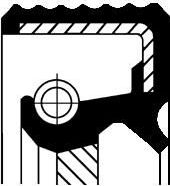 Сальник коленвала Corteco (FPM (Fluor-Kautschuk)). Артикул 12013898B