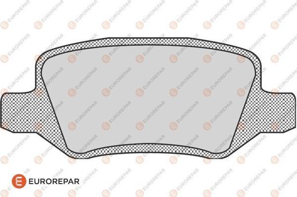 Тормозные колодки Eurorepar. Артикул 1617264380