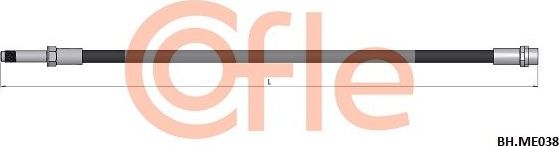 Тормозной шланг Cofle. Артикул 92.BH.ME038