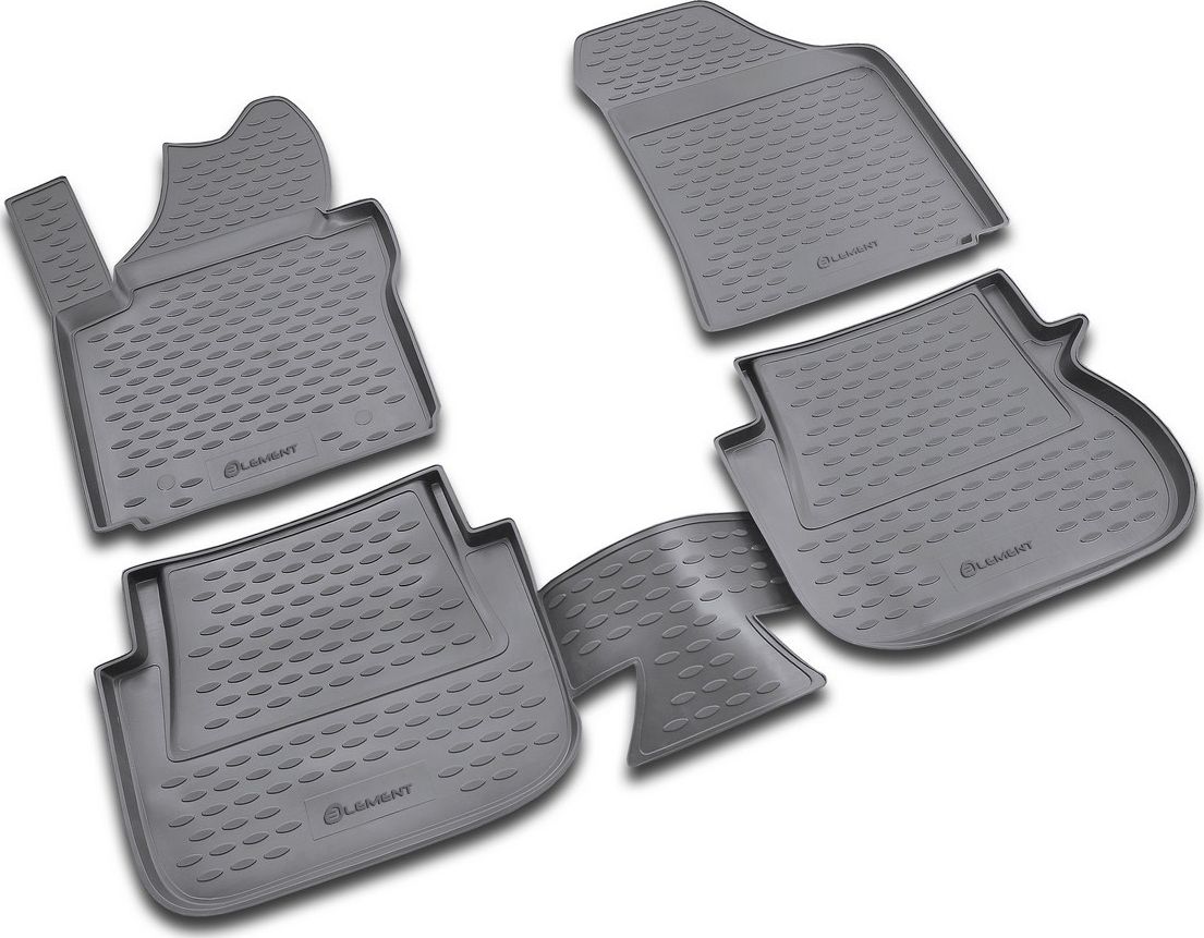 Коврики Element для салона Volkswagen Caddy 2007-2015 СЕРЫЕ. Артикул NLC.51.18.210k