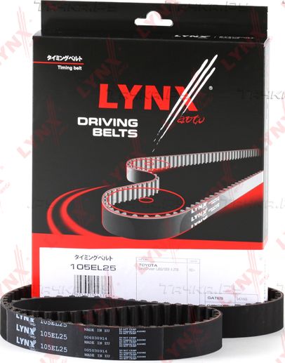Ремень ГРМ LYNXauto для Toyota Land Cruiser 80 1995-1997. Артикул 105EL25