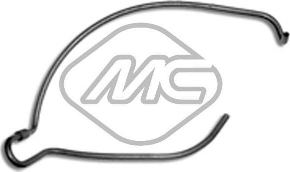 Патрубок системы охлаждения (радиатора) Metalcaucho. Артикул 08603