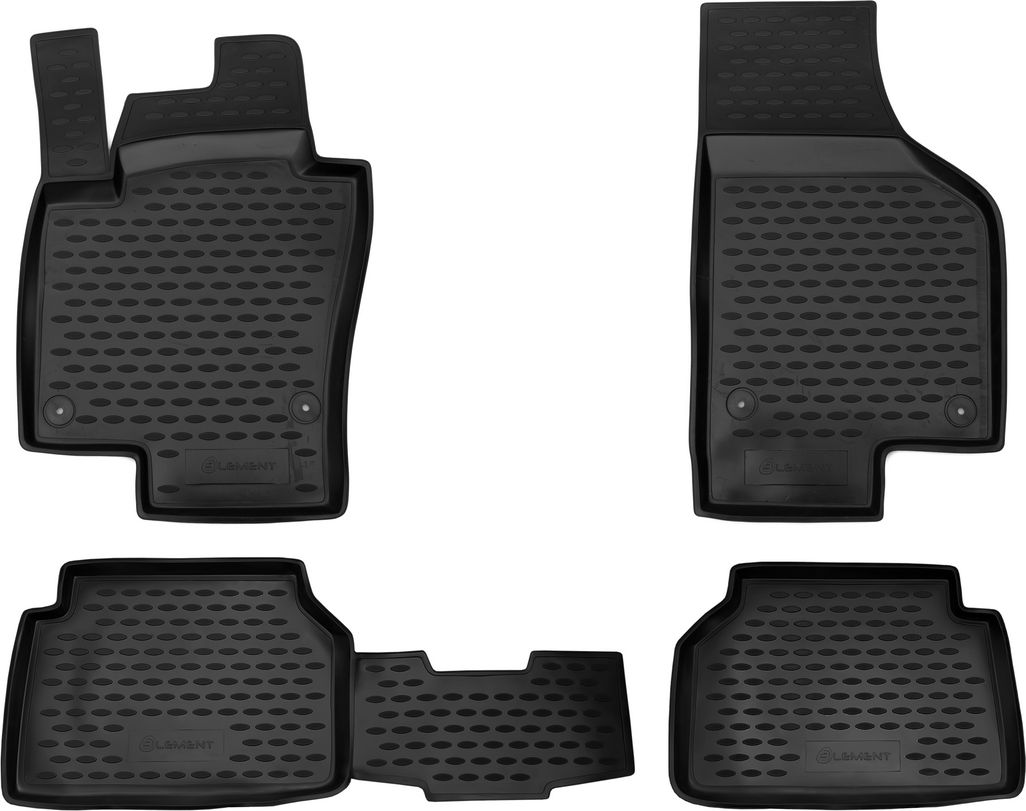 Коврики Element для салона Volkswagen Tiguan 2007-2011 СЕРЫЕ. Артикул NLC.51.21.211k