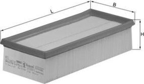 Воздушный фильтр Mahle. Артикул LX 1008/3