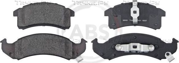 Тормозные колодки ABS передние для Buick Park Avenue I 1990-1996. Артикул 38505