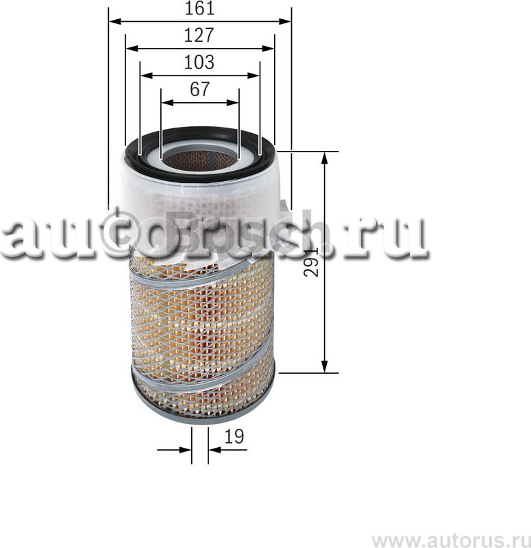 Фильтр воздушный (Bosch). Артикул 1457429933
