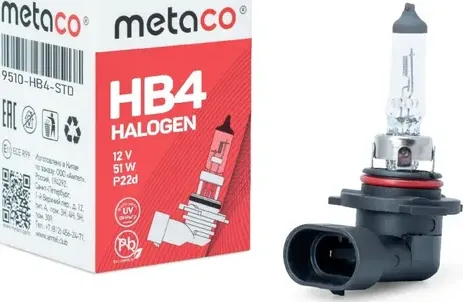 Лампа накаливания (Metaco). Артикул 9510-HB4-STD