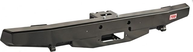 Бампер силовой РИФ задний с площадкой под лебёдку, лифт 65 мм для УАЗ Hunter 2003-2026. Артикул RIF469-22300