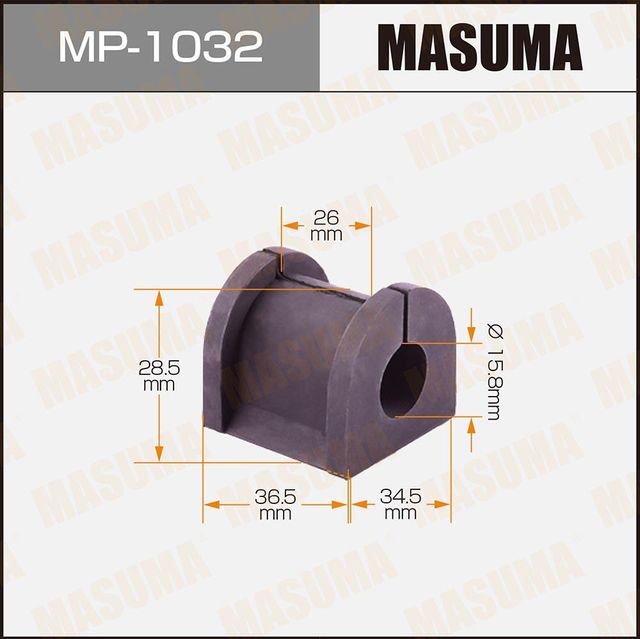 Втулки стабилизатора Masuma. Артикул MP-1032