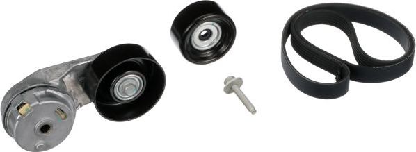 Приводной ремень поликлиновой с роликами (комплект) Gates Micro-V® Kit. Артикул K086PK1980