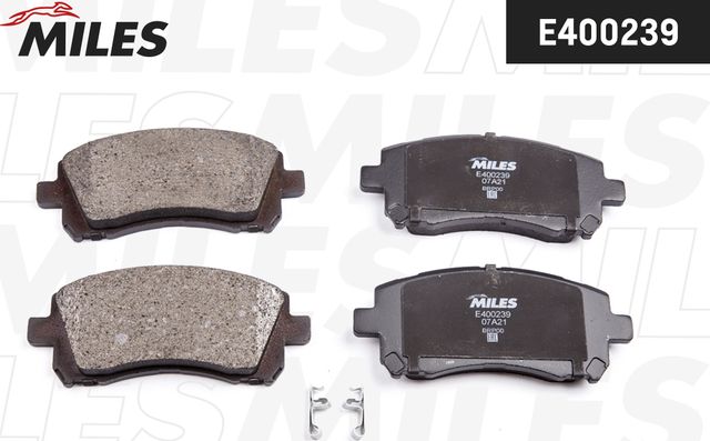 Тормозные колодки Miles (Low-Metallic). Артикул E400239