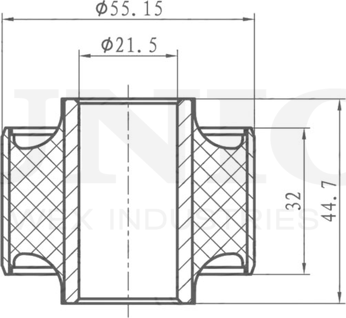 Сайлентблок реактивной тяги (Unio). Артикул RMP-20299