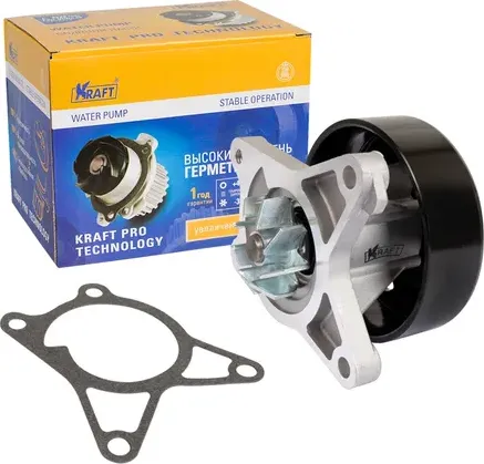 Насос водяной Nissan Tiida (07- ) 1.8i, Qashqai (07-13) / Renault Megane III (08 (Kraft) Kraft. Артикул KT059392