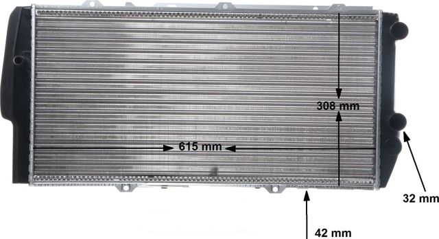 Радиатор охлаждения двигателя Mahle Behr для Audi 200 II (C3) 1983-1991. Артикул CR 404 000S