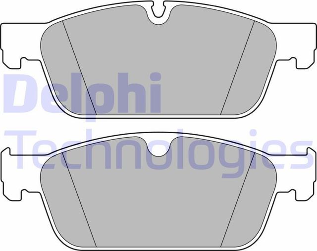 Тормозные колодки Delphi (Low-Metallic). Артикул LP2705