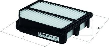 Воздушный фильтр Mahle-Knecht. Артикул LX 2612