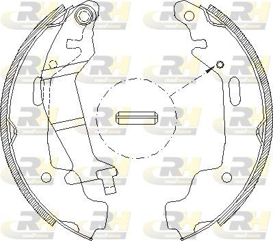 Тормозные колодки RoadHouse задние для Suzuki Ignis II (HR) 2003-2008. Артикул 4145.00