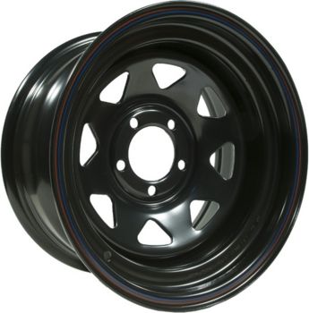 Колёсный диск OFF-ROAD Wheels стальной черный 5x114,3 8xR15 d84 ET-19 для Renault Duster I 2010-2020. Артикул 1580-54384BL-19