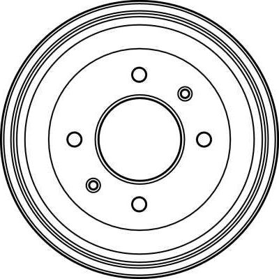 Тормозной барабан TRW задний для Peugeot 504 1971-1986. Артикул DB4049