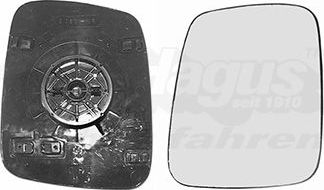Зеркальное стекло бокового зеркала Van Wezel * HAGUS * правое для Volkswagen Transporter T4 1990-2003. Артикул 5874832