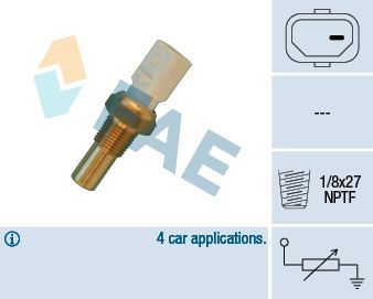 Датчик температуры охлаждающей жидкости FAE. Артикул 32630