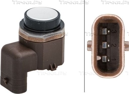 Датчик парктроника Hella передний правый/левый внутренний для Volkswagen Touran I 2003-2010. Артикул 6PX 358 141-321