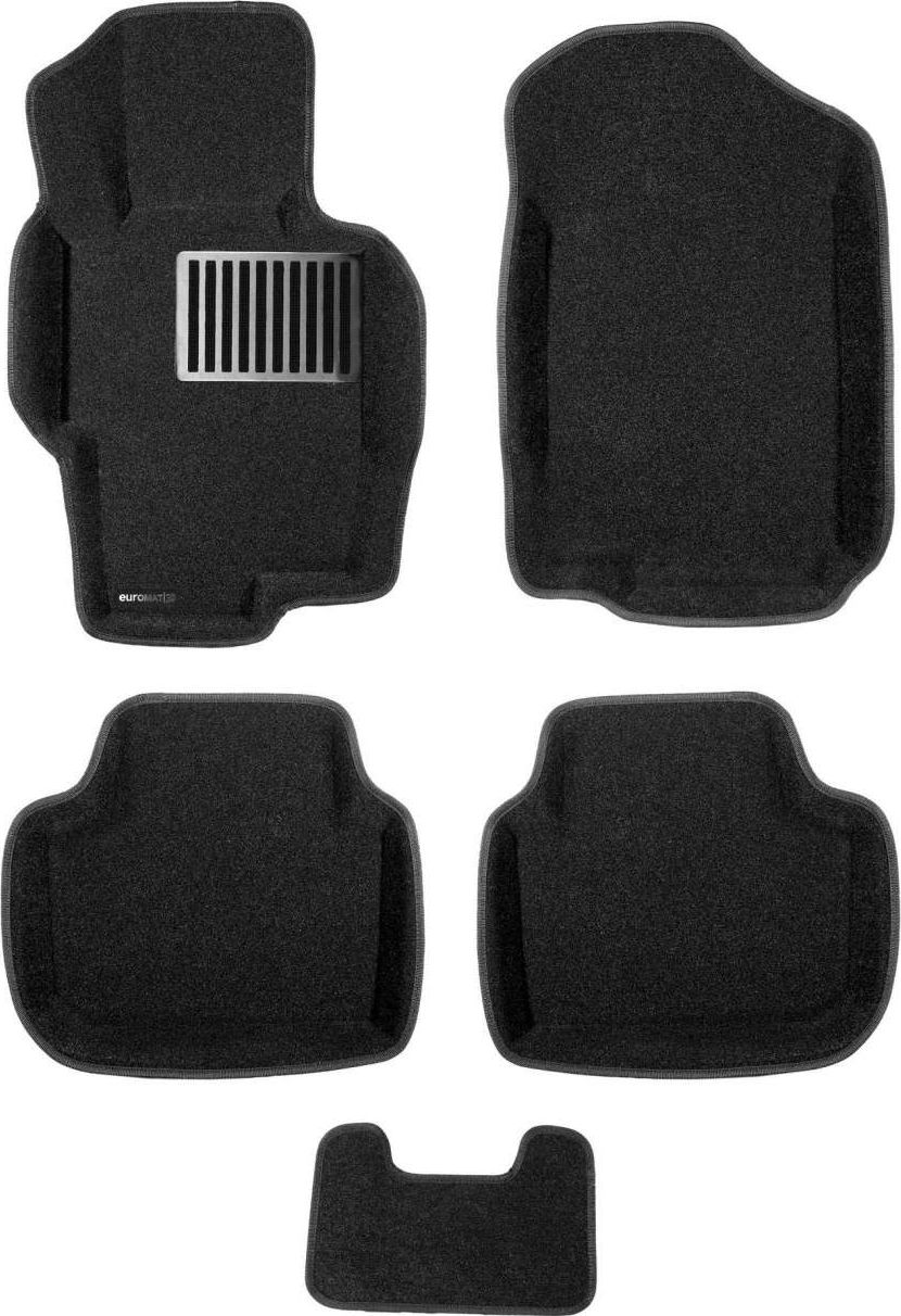 Коврики текстильные Euromat 3D Business для салона Honda Accord VII 2002-2007 СЕРЫЕ. Артикул EMC3D-002605G