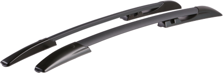 Рейлинги АПС (без паза) для Kia Ceed II хэтчбек 2012-2018 ЧЕРНЫЕ. Артикул 0233-БП-02