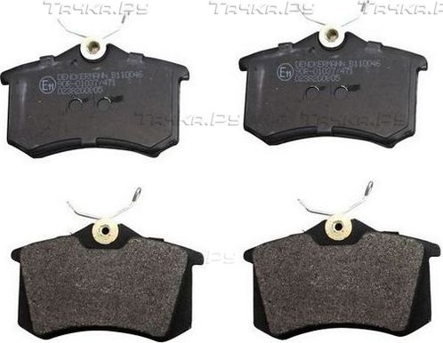 Тормозные колодки Denckermann задние для SEAT Toledo II 1998-2004. Артикул B110046