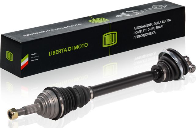 Полуось (привод в сборе, приводной вал) Trialli передняя левая для Renault Sandero II 2007-2026. Артикул AR 0902