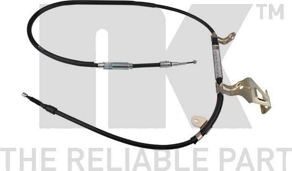 Трос ручника (тросик ручного тормоза) NK. Артикул 904792