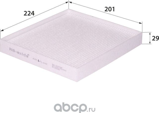 AC-1056E OEM 97133-D1000 (фильтр салонный) (20шт) (RB-Exide). Артикул AC1056E