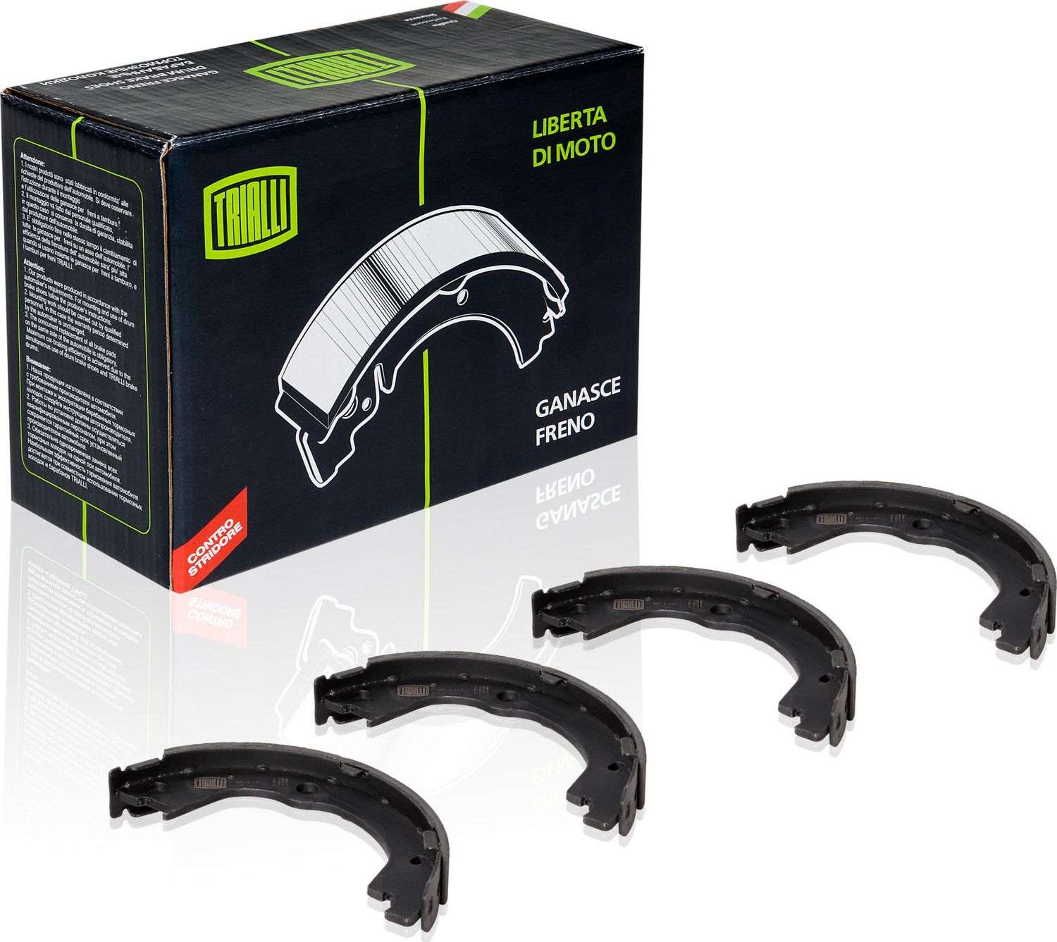 Тормозные колодки (стояночная тормозная система) Trialli. Артикул GF 0544