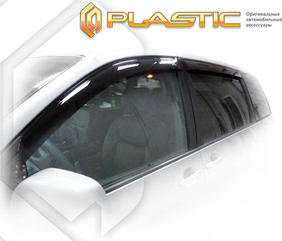 Дефлекторы СА Пластик для окон (Classic полупрозрачный) Toyota Sienna XL20 2003–2009. Артикул 2010030310985