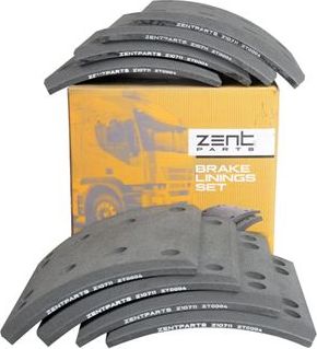 Тормозные накладки Zentparts. Артикул Z10711