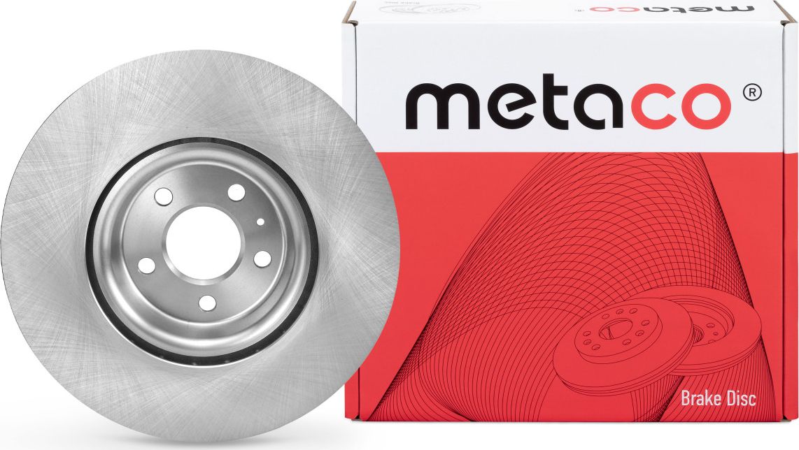 Диск тормозной передний вентилируемый (Metaco). Артикул 3050425
