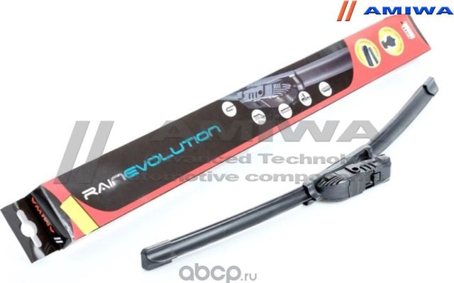 ЩЁТКА СТЕКЛООЧИСТИТЕЛЯ БЕСКАРКАСНАЯ 525 ММ (Amiwa). Артикул AWB21