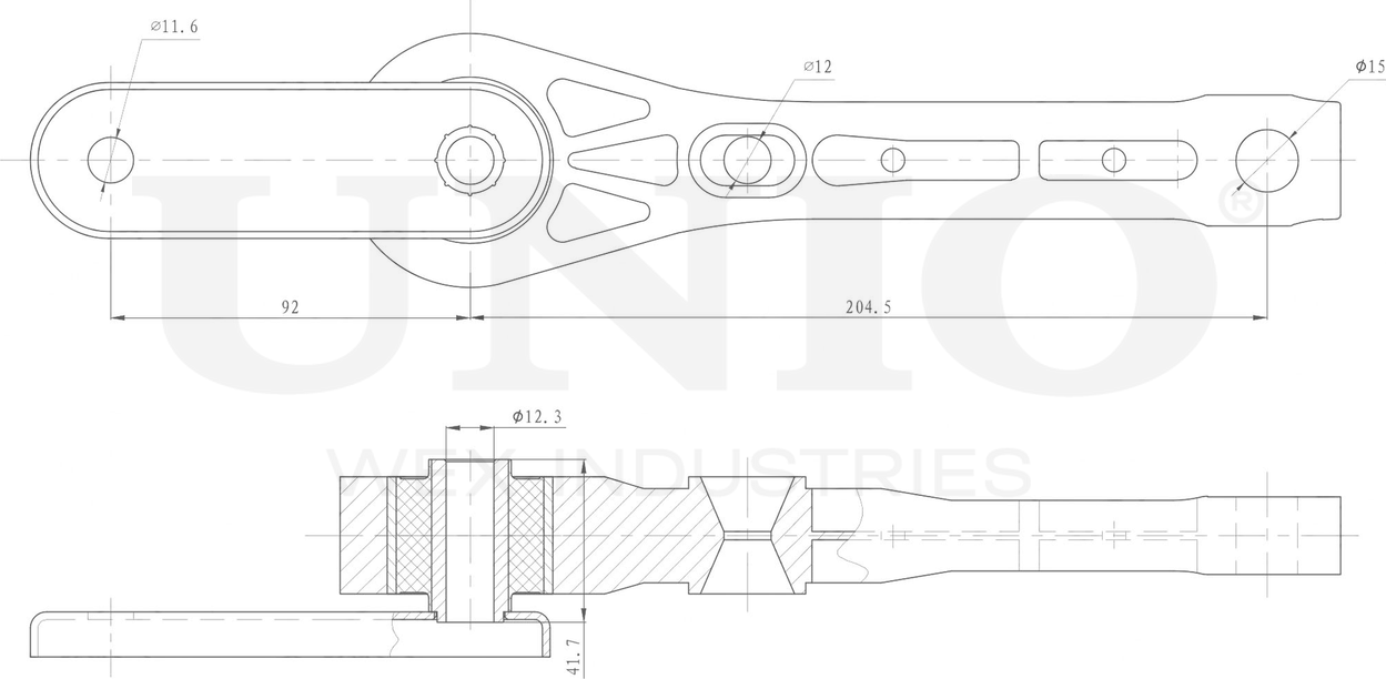 Опора двигателя (Unio). Артикул RMP-15153